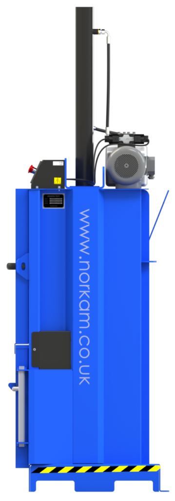 Norkam NK-60 – compact vertical baler for light waste materials